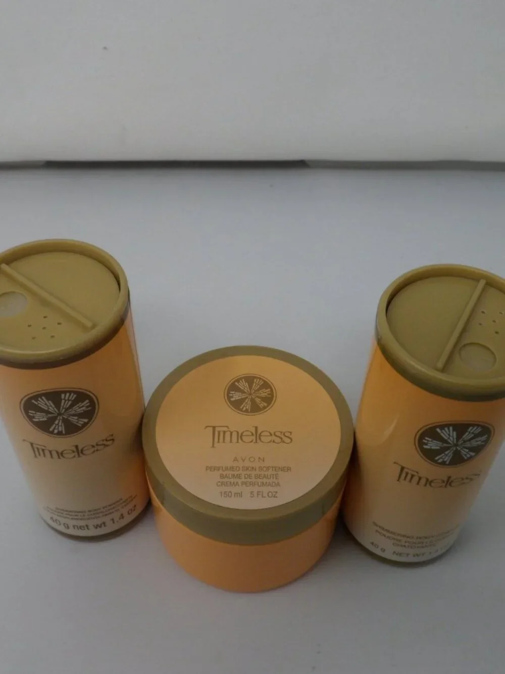 Avon Timeless Skin Softener (1) & Body Powder (2)